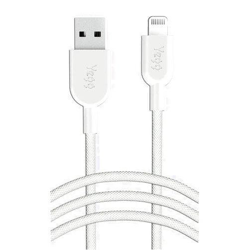 Yegg USB-A to Lightning Cable (3ft, MFi Certified) Compatible iPhone iPhone SE, iPhone 11/11 Pro/11 Pro Max, iPhone Xs/MAX, iPhone XR/X/8/7/6S/6/5, iPad (Ultra Fine Braided) (Cable Only)