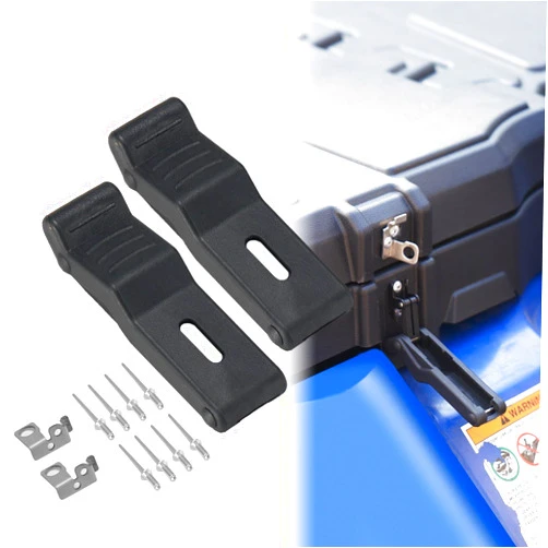 A & UTV PRO Front Storage Rack Latch for Polaris Sportsman 500 550 800 850 1000, Flexible Rubber Draw Latch Kit for Polaris Sportsman Accessories, Boat Compartment Cargo Box, Replace# 2877447 (2Pcs)