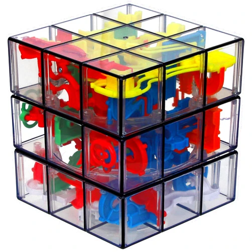 Spin Master Games Rubik’s Perplexus Fusion 3x3 Gravity 3D Maze Game Brain Teaser Puzzle Ball | Anxiety Relief Items Cool Stuff | Sensory Toys for Adults & Kids Ages 8+