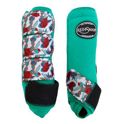 Reinsman Print Sport Boots 2-Pack S Cactus Rose