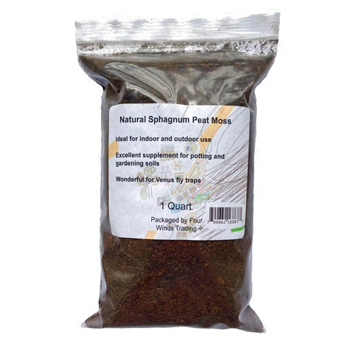 Four Winds Trading Sphagnum Peat Moss for Gardening (1 Quart)