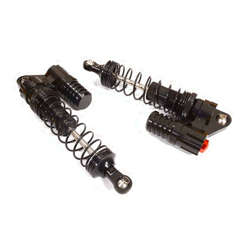 Integy RC Model C29386BLACK Billet Machined Piggyback Shock(2) for 1/10 Size Off-Road Scale Crawler(L=95mm)