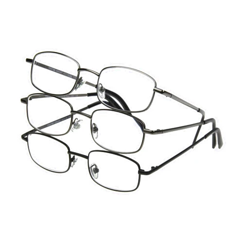Foster Grant Men's Council Rectangular Reading Glasses