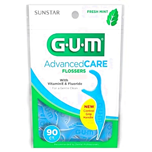 GUM Professional Clean Flossers Fresh Mint - 90 ct, Pack of 5