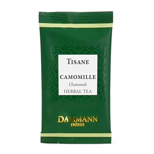 DAMMANN FRERES - Herbal Chamomile Tea - 120 wrapped crystal envelopped tea bags (bulk box)