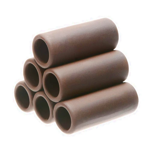 Saim Aquarium Cave Brown Ceramic Shelter Spawning Tube Shrimp Habitat Ornament Hiding Cave Decorations Hideaway Pipe (6 Holes)