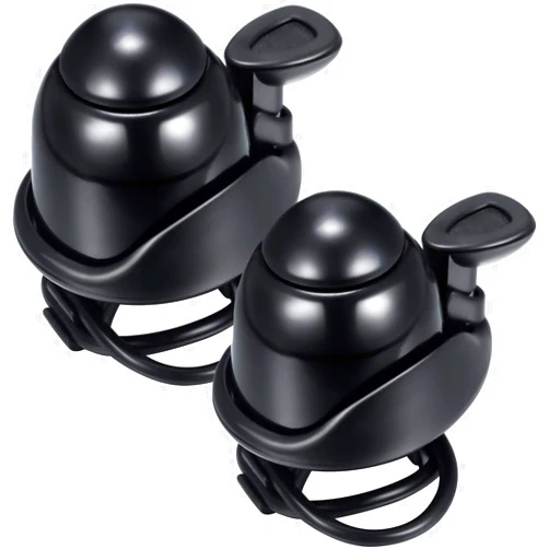 Mudder 2 Pcs Bike Bell Adjustable Bike Ring Bell Aluminum Bike Ring Bicycle Cycling Bell Cycling Ringing Horn with Loud Sound Mini Bike Bell for Adults Road Bike Mountain Bike Sports