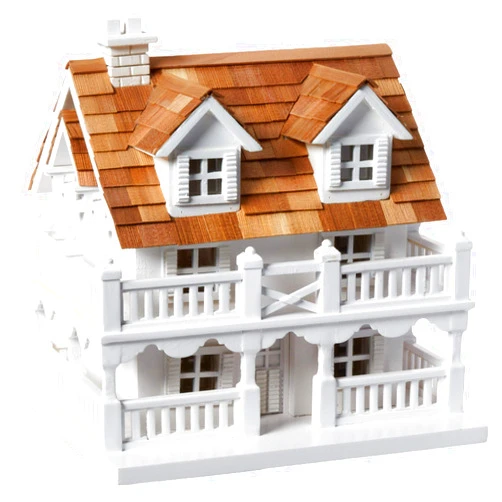 Home Bazaar Cape Cod Birdhouse with Bracket