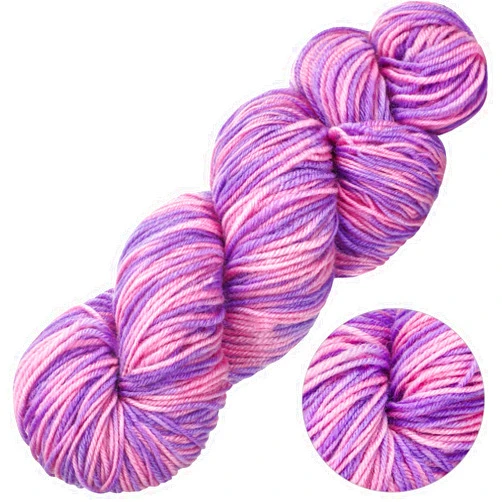 Timgle Merino Wool Sock Yarn for Knitting Woolen Knit Fingering Weight Hand Painted Crochet Sock Yarn for Hand Knitting Crocheting Shawl for Gifts, 100 G(Girl Flower)