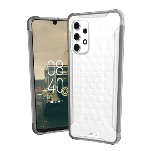 URBAN ARMOR GEAR UAG Designed for Samsung Galaxy A32 4G (SM-A325M/DS) Case [6.4-inch Screen] Scout Rugged Sleek Shockproof Lightweight Antimicrobial Military Drop Tested Protective Cover, Frosted Ice