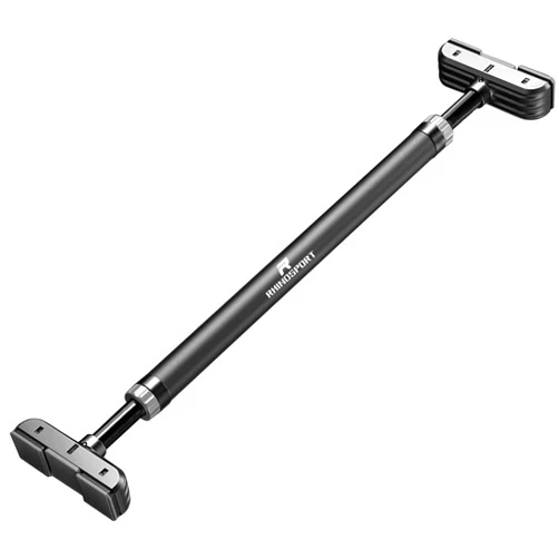 RHINOSPORT Door Pull Up Bar Doorway Chin Up Bar from 69-92 cm (27.1in-36.2in) Workout Equipment No Screws Black