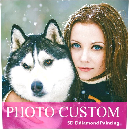 COLEEY Custom Diamond Painting Kits Full Drill for Adults, Personalized Photo Customized Diamond Painting, Private Custom Your Own Picture (Square Drill, 11.7x11.7inch/30x30cm)