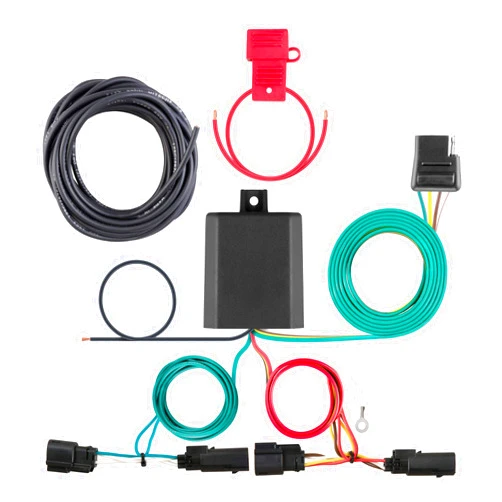 CURT 56335 Vehicle-Side Custom 4-Pin Trailer Wiring Harness, Fits Select Ford Escape , Black