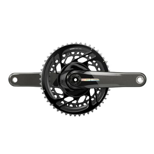 SRAM, Force D2 2x, Crankset, Speed: 12, Spindle: 28.99mm, BCD: Direct Mount, 50/37, DUB, 172.5mm, Black, Road Disc
