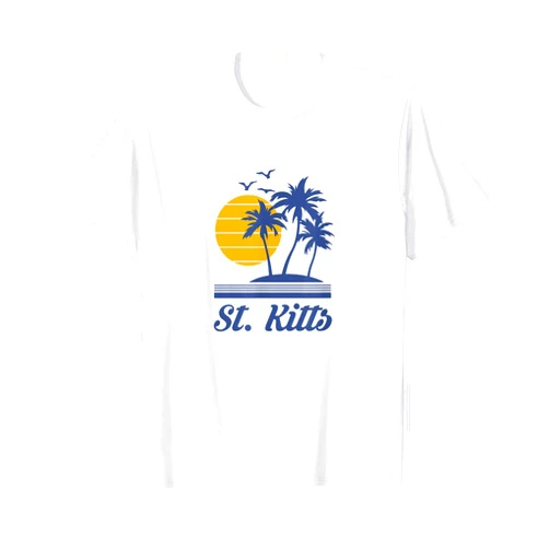 FKUB Co Saint St. Kitts Country Beach Surf Tourist Souvenir Vacation T-Shirt for Men Women Kids