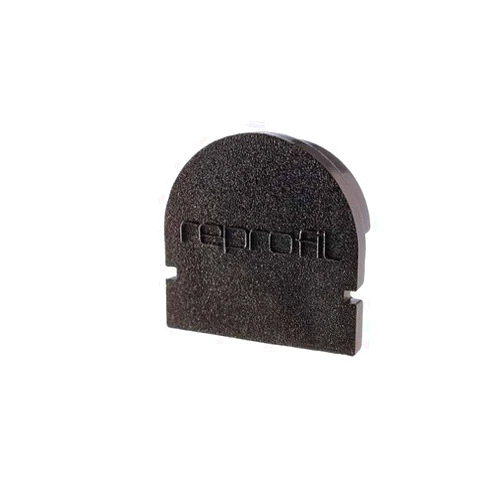 Reprofile end Cap R-AU-01-10, Black, 16 mm, 2 Pieces