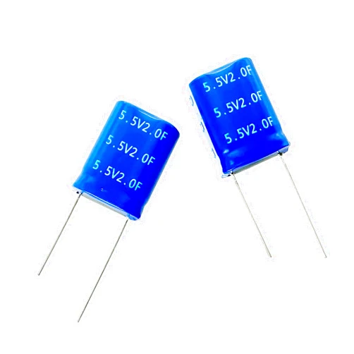 Cermant 2 pcs 8.5x17x21mm(0.33x0.67x0.83in) Super Capacitor 5.5V 2F Super Farad Capacitance Winding Type Energy Storage for On Board Backup Energy Storage Combination Vehicle Recorder