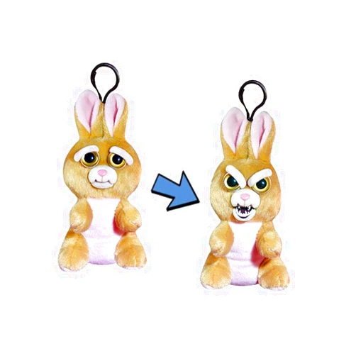Feisty Pets William Mark Mini Feisty Pets Vicky Vicious Adorable Plush Stuffed Bunny That Turns Feisty with a Squeeze