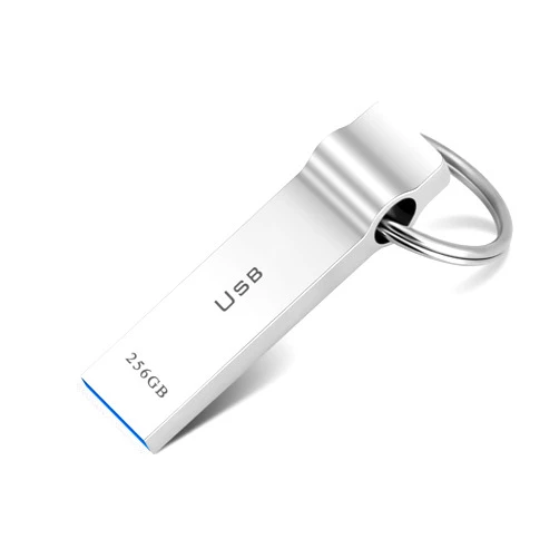 Marryler USB Flash Drive 256GB Waterproof USB Stick High Speed Memory Stick 256GB Ultra Large Storage Metal Thumb Drive with Keychain Design for Laptop Computer Tablet