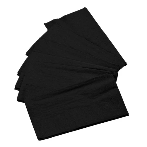 Perfect Stix 2 Ply Dinner Napkin Black, 3