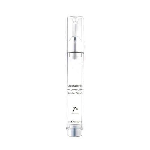 No7 Laboratories Line Correcting Booster Serum - Potent Collagen Peptide Serum for Fine Lines and Wrinkles - Moisturizing Formula for All Aging Skin Types (15 ml)