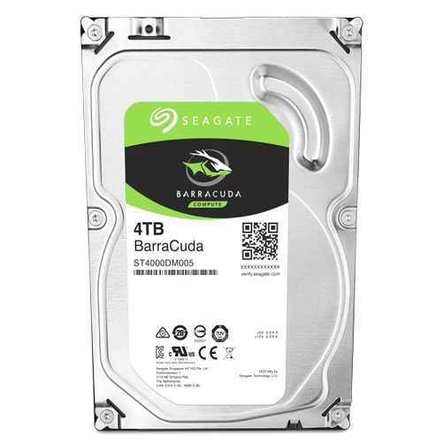 Seagate BarraCuda Internal Hard Drive 4TB SATA 6Gb/s 256MB Cache 3.5-Inch (ST4000DM005)