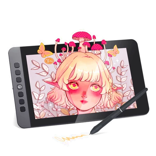 Parblo Coast 10 Pro Drawing Tablet with Screen 11.6 Inch Graphic Tablet,Drawing Monitor with 8192 Levels Pressure Tilt Support for Digital Drawing Design Illustration