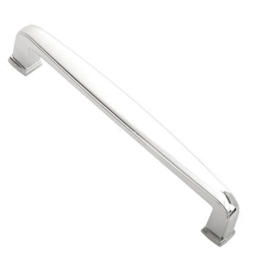 Southern Hills Polished Chrome Cabinet Pulls - 5 Inch Screw Spacing - Pack of 5 - Kitchen and Vanity Cabinet Hardware Handles - SH0816-CHR-5