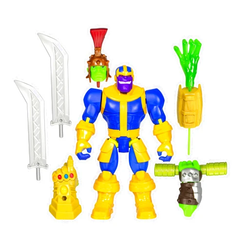 Marvel Avengers Marvel MixMashers Thanos Custom Mix-and-Match Deluxe Action Figure & Accessories, 5-Inch-Scale Super Hero Toys for Kids Ages 4+