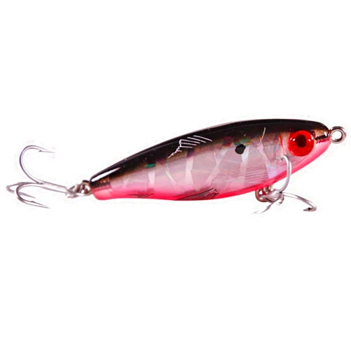 Mirrolure 17MR-909PBG Mirrodine Broken Glass Series Black Bk/Pink/Pkbg 2 5/8in 3/8oz