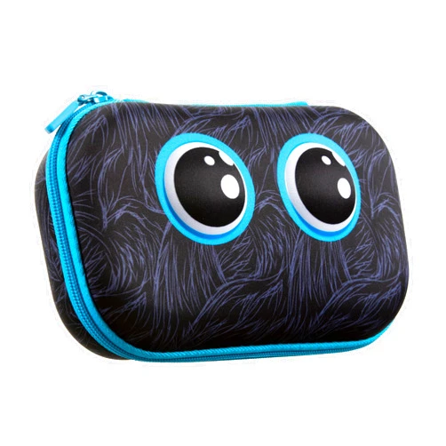 ZIPIT Beast Pencil Box for Kids Pencil Case for School Organizer Pencil Bag Large Capacity Pencil Pouch (Black)