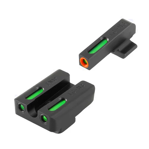 Truglo TFX PRO Handgun Sight, Glowing Shock Proof Tritium and Fiber Optic Night Sight for Handguns, Compact, Durable, and Snag Free Sight
