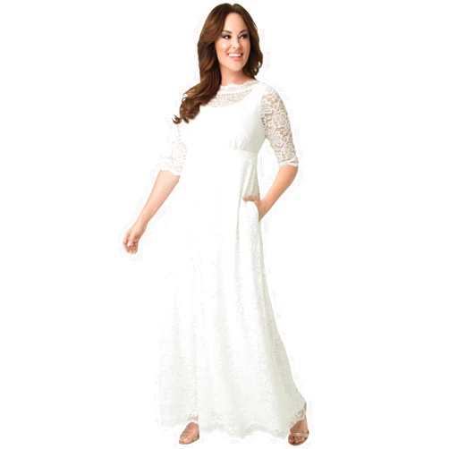 Kiyonna Women's Plus Size Sweet Serenity Wedding Gown