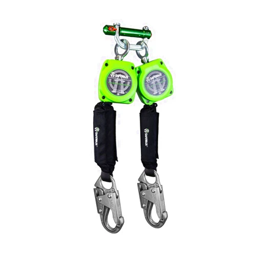 Safewaze 019-5052 6' Web Dual Leg Retractable with Steel Snap Hooks & 9013 BWB