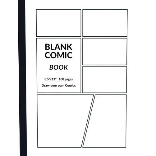 KORAY TOKLU Blank Comic Book: Unleash Your Creativity | Draw your own Comics