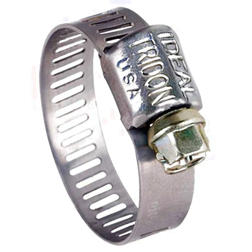 Ideal Tridon 62M1251 Stainless Steel Worm Gear Clamp, 12 SAE Size, 9/16
