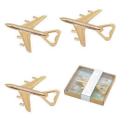 Yansanido 12 Pcs Airplane Bottle Opener with Gift Box for Baby Shower Return Gifts and Party Favor Wedding Birthday Decorations (12pcs with Gift Box)