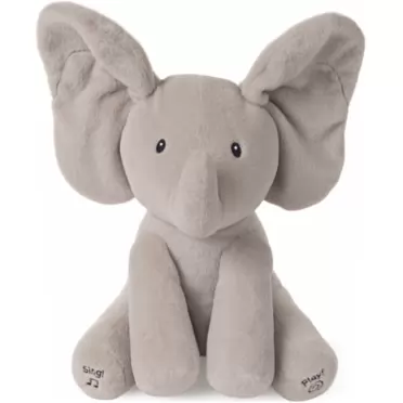 GUND Baby GUND Animated Flappy The Elephant Stuffed Animal Plush, Gray, 12