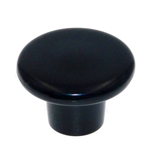Amerock | Cabinet Knob | Black | 1-1/4 inch (32 mm) Diameter | Everyday Heritage | 1 Pack | Drawer Knob | Cabinet Hardware