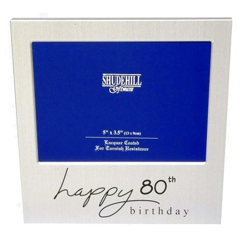 Shudehill Giftware Photo Frame, Metal, Silver, 5 x 3.5 in (15 x 9cm)