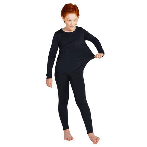 LAPASA Boys Thermal Underwear Set Fleece Lined Long John Base Layer Top & Bottom Ski Winter Extreme Cold B03