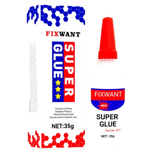 FIXWANT Uniglue Universal Super Glue, Welding High-Strength Oily Glue, Mighty Instant Glue, for Fast Repair and Curing Resin Ceramic Metal Glass,Plastics, Jade Etc. (35g) (1)
