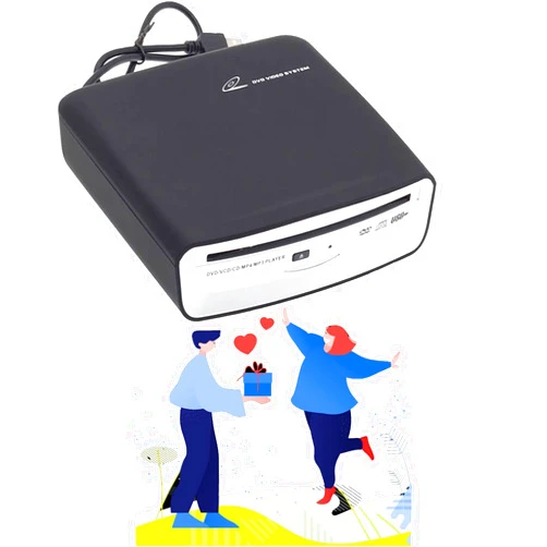 ASVEGE External USB CD Player DVD MP3 MP4 for Car Android System Ideal Gift for DAD