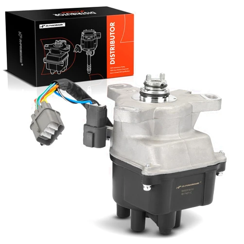 A-Premium Ignition Distributor with Cap and Rotor Compatible with Honda Civic 1992-1995, Civic del Sol 1993-1995, 1.5L
