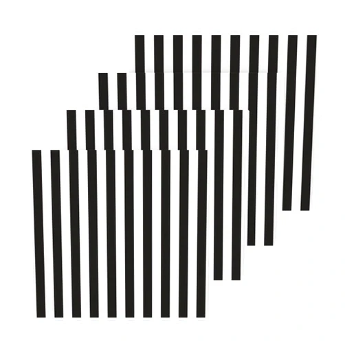 xigua Black and White Stripes Washcloths Towels, Highly Absorbent and Soft Cotton Face Cloths, 4 Pack Quick Dry Wash Cloths - 12 X 12 Inches
