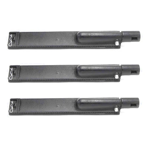 Hongso 15 13/16 Inch Cast Iron Burner Pipe Tube Kit Gas Grill Replacement Parts for Jennair 720-0061, 720-0062, 720-0063, Nexgrill 720-0671, 720-0165, Charbroil Gas Grill Models, 3-Pack