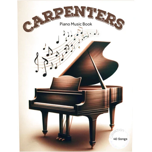 ANTHONY Wirick Carpenters Piano Music Book: Collection Of 40 Famous Songs (Piano, Vocal & Guitar Chords)