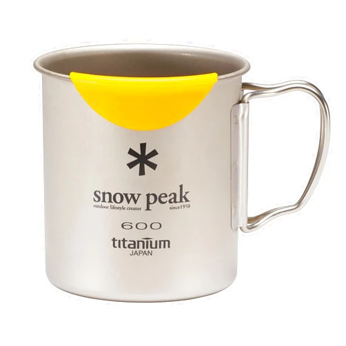 Snow Peak Lightweight Single Wall Titanium Backpacking, Camping Mug