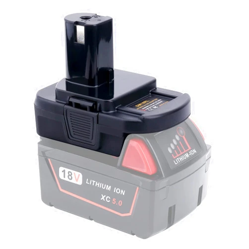 ELEFLY DM18RL Battery Adapter Converter Compatible with Dewalt 20V Battery & M18 Battery, Replacement for Ryobi 18V Battery ONE+ Tools P108 ‎P189 P190 P197 PBP005