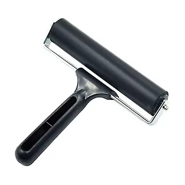 LC LICTOP LICTOP 5.7 Inch Hard Brayer Rubber Roller for Anti Skid Tape Construction Tools Printmaking and Stamping Gluing
